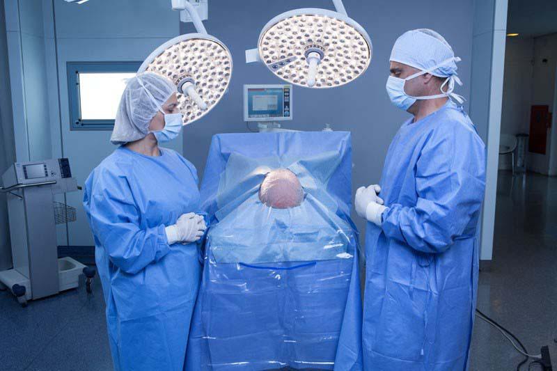 Kit cirurgico descartavel universal